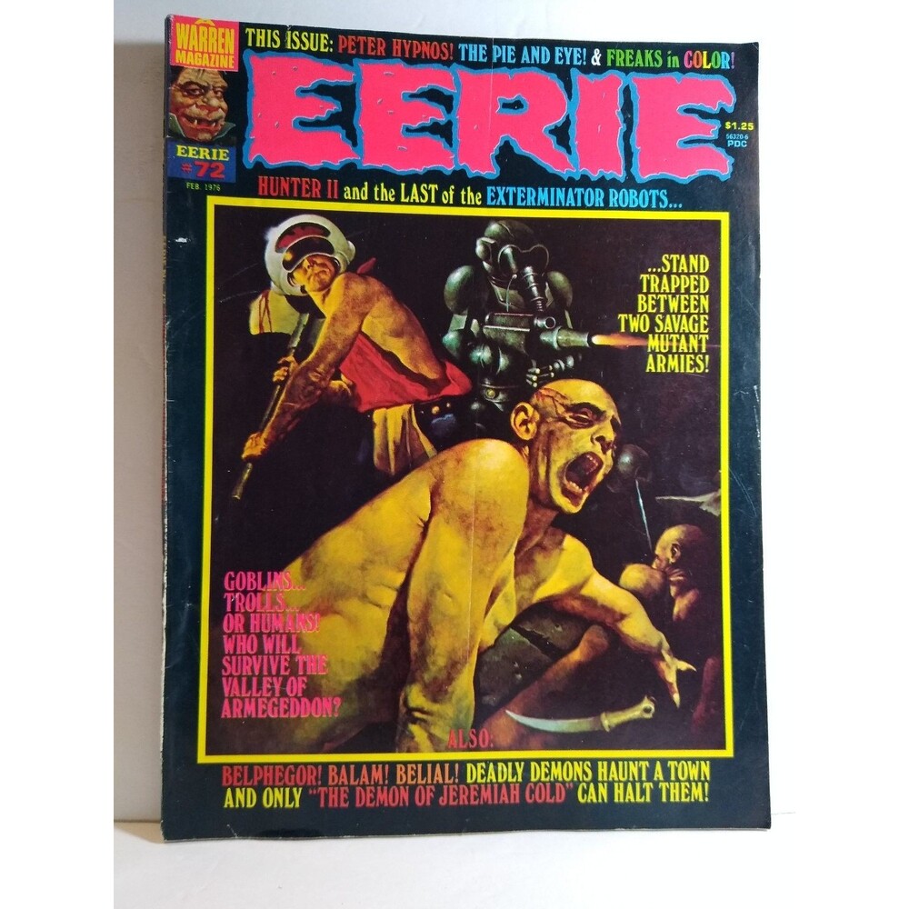 Eerie #72 February 1976 Warren Publishing Horror Magazine Creepy Monsters